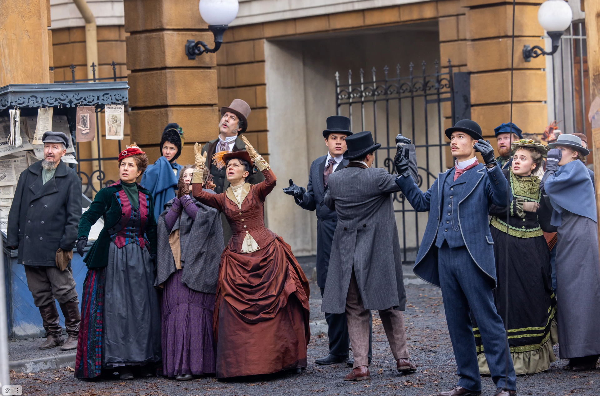 Кадр со съемок фильма 