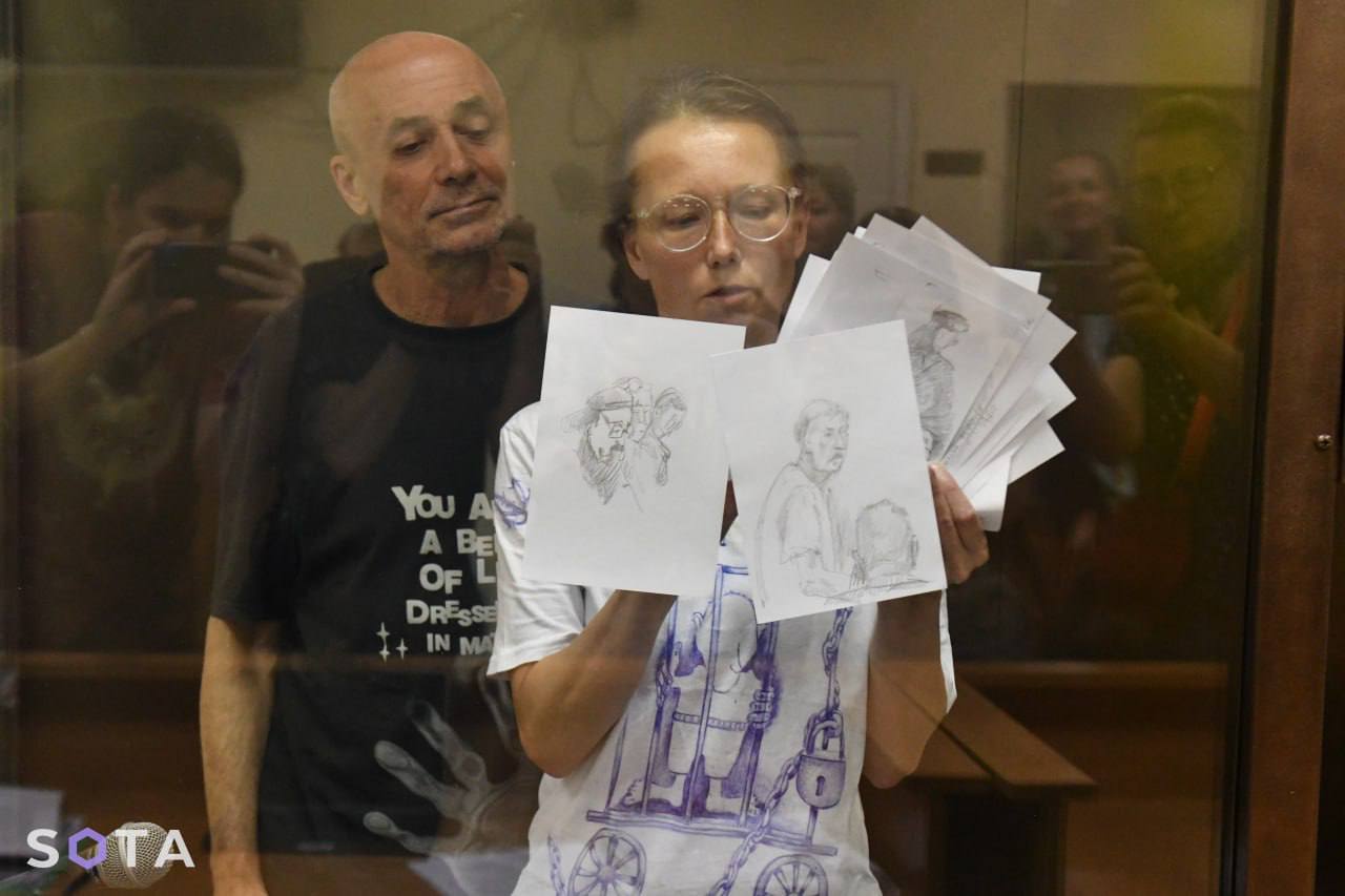 Доценко и Дюдяева в суде. Архивное фото: SOTA