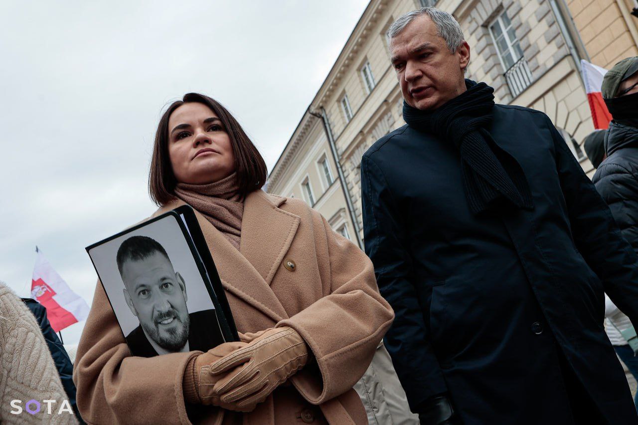 Павел Латушко и Светлана Тихановская. Архивное фото: SOTA