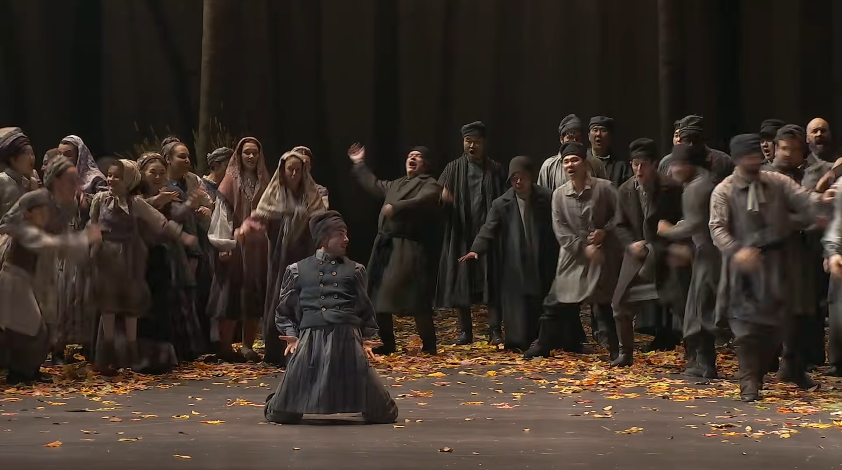 Скриншот фрагмента оперы&nbsp;«Евгений Онегин»
Opéra national de Paris&nbsp;/ YouTube&nbsp; &nbsp; &nbsp;&nbsp;